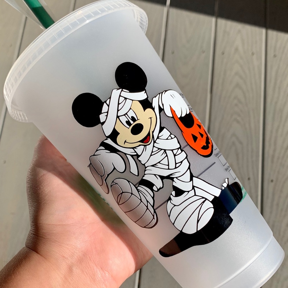 Mickey Mouse Halloween Starbucks Tumbler